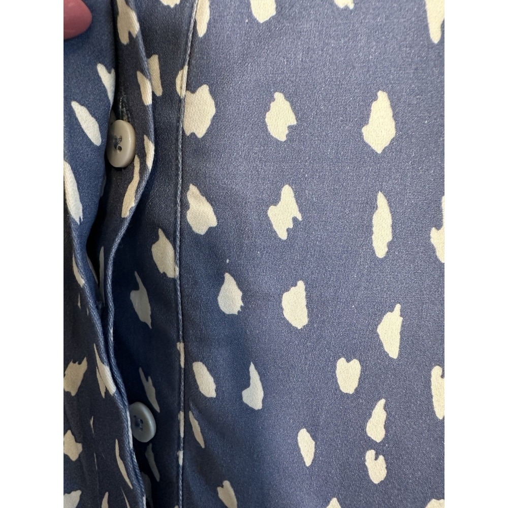 Tuckernuck Dress Blue Antelope Royal Shirt Dress Medium Coastal Casual Preppy - Picture 9 of 13